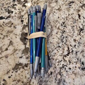 Lot Of BIC Mechanical Pencils 0.5mm HB 2 Multi-Color Pre-Owned Good Condition